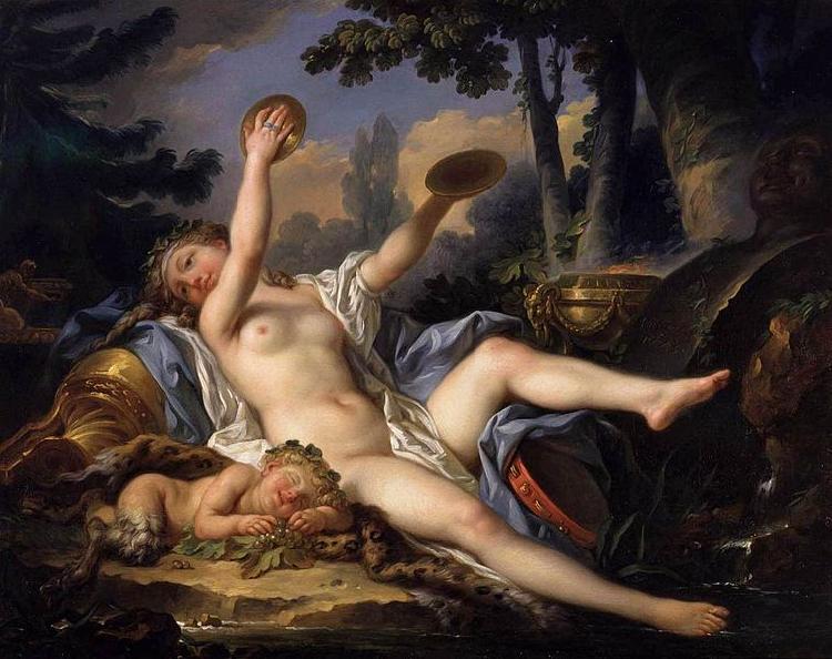 CANTARINI, Simone Reclining Bacchante Playing the Cymbals